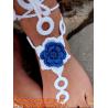 Buy cheap Crochet Barefoot Sandals, Nude shoes, Foot Jewelry, Beach Wedding, Sexy Anklet , Bellydance,Beach Footwear from wholesalers