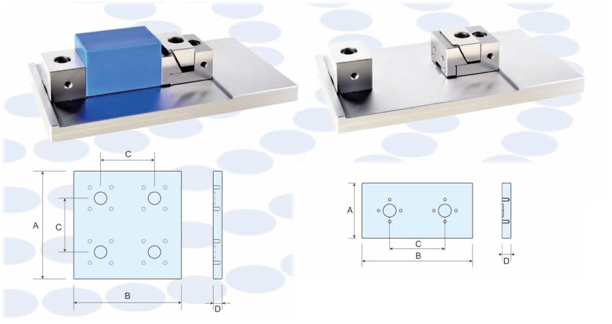 ALLOY STEEL ZERO POINT SYSTEM INSTALLING TYPE HEAT TREATED HRC 58-60