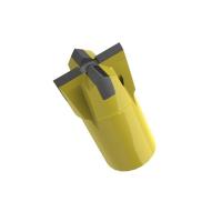 Buy cheap Threaded Cross Drill Bit / Rock Carbide Drill Bits 102mm T45 Concave Face product