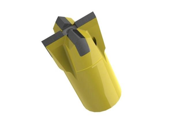 Buy cheap Threaded Cross Drill Bit / Rock Carbide Drill Bits 102mm T45 Concave Face from wholesalers