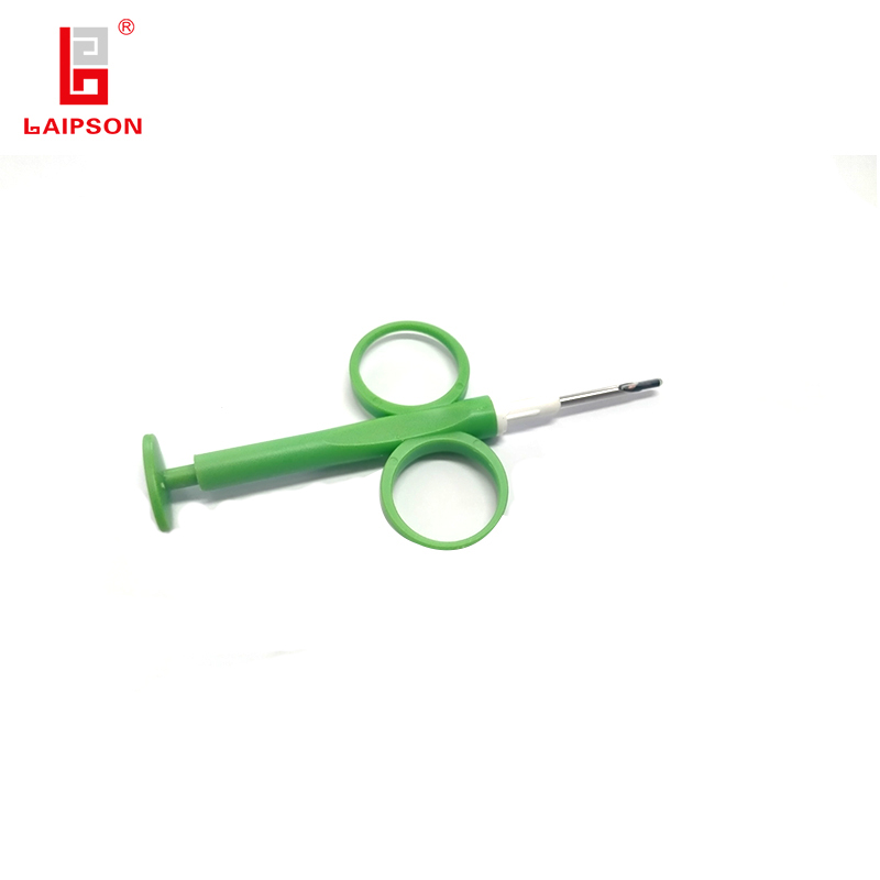 134.2khz/125khz Rfid Ear Tag For Cat Dog Pet Use Animal Syringe With Microchip
