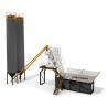 Buy cheap Bucket type HZS25 35 50 75 100 ready mix concrete plant stationary full-automatic compact concrete batching plant from wholesalers