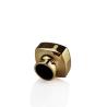 Buy cheap Luxurious Parfum Package Shiny Gold Electroplated Zinc Alloy Perfume Bottle Lid 15mm Heavy Zamak Perfume Cap from wholesalers