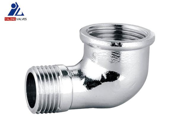 Buy cheap Chrome Plated 2M Female Elbow Connector Brass ISO14001 from wholesalers
