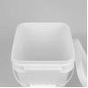 Buy cheap 5 Liter Polypropylene White Square Plastic Buckets For Detergent from wholesalers