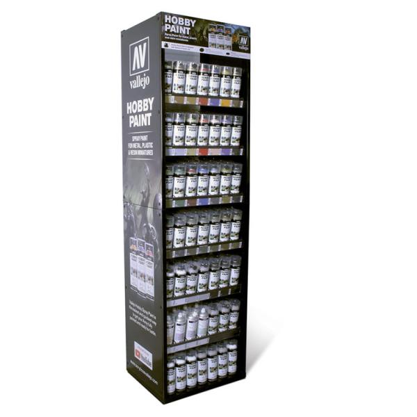 Buy cheap Tinplate Refillable Metal Display Stands Bottle Display Stand Storage Hair Spray Gas Tin Can from wholesalers