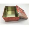 Buy cheap Metal Custom Square Biscuit Tin Box / Printed Gift Boxes 160×160×100mm from wholesalers