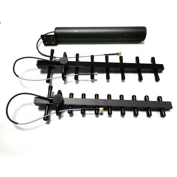 2400-2500MHz Anti FPV Device High Gain Yagi Antenna Aluminum Vertical Polarizati