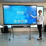 Multi Touch Interactive Whiteboard Panel 75 Inch Smart Whiteboard For Classroom