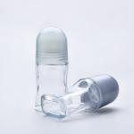 Clear Perfume Roll On Deodorant Bottles Ball Diameter 28.6mm