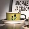 Buy cheap Stocked Ceramic Coffee Cup 250ml Porcelain Flower Cup Set 8.45oz Italian Cappuccino Cups from wholesalers