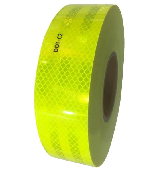 Buy cheap Conspicuity Yellow Safety DOT Reflective Tape Marking Weather Resistant from wholesalers