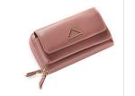 Buy cheap Solid Color Diagonal Shoulder Bag Mini Wallet With Fashion Triangle Hardware from wholesalers