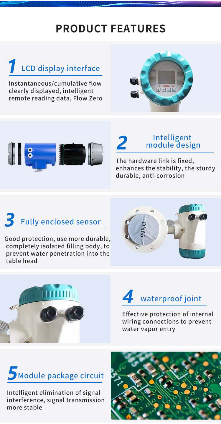 High Accuracy Milk Magnetic Flowmeter/Electromagnetic Flow Meter/Milk Flow Meter