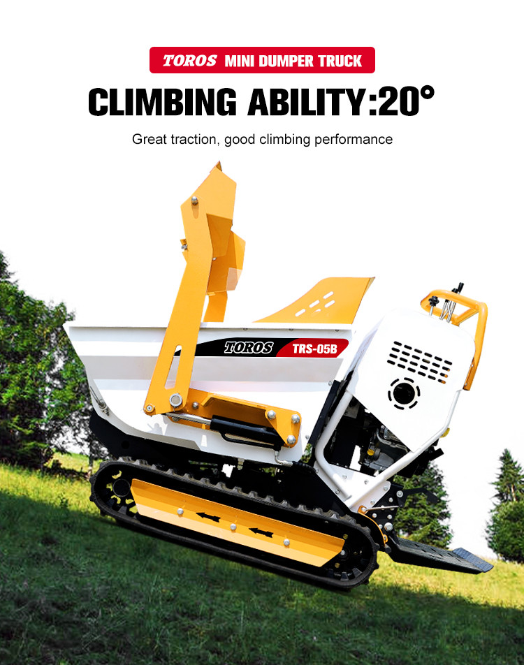High Efficiency 200-400 Hp Compact Dumpers Narrow Access Dumper 8-10M Length