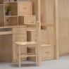 Buy cheap Support customization Modern design, ISO9001-certified student dormitory furniture wooden bed and desk from wholesalers