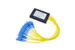SC UPC Fiber Optic PLC Splitter 1X16 ABS Box Blue FTTH Fiber Optic Cable