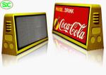 Video P4 Car LED Top Video Sign Display Taxi Roof LED Sign 3G WIFI