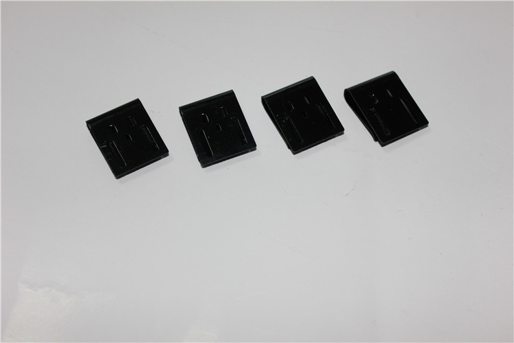 spring steel clips, customized steel spring clips with black painting