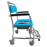 Buy cheap Blue Medical Safety Shower Toilet Chair With Wheels Easy Cleaning from wholesalers