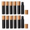Buy cheap 10ml 22/400 Essential Oil Bottles Bamboo Cap 22mm Clear Glass Roller Bottles from wholesalers