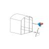Buy cheap Ventilation Greenhouse Accessories , Greenhouse Film Wind Up Motor from wholesalers