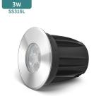 3W DC24V Recessed Swimming LED Pool Underwater Light