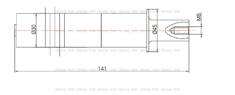 35Khz Column Type Ultrasonic Welding Transducer With Aluminum Booster 700w