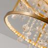Buy cheap Copper modern chadelier living room bedroom crystal led brass ceiling light(WH-CA-70) from wholesalers