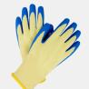 Buy cheap 10 Gauge A2 Pure Aramid Fire Resistant Gloves Crinkle Latex Coated Safety Gloves from wholesalers