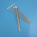 6" Eco Friendly Long Wooden Stick Cotton Bud Swab For Daily Use