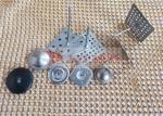 50mmx50mm Perforated Base Aluminum Pins For Installing Thermal Insulation