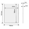 Buy cheap Custom Logo PVC Top Loading Card Sleeves 35C For Toploaders from wholesalers