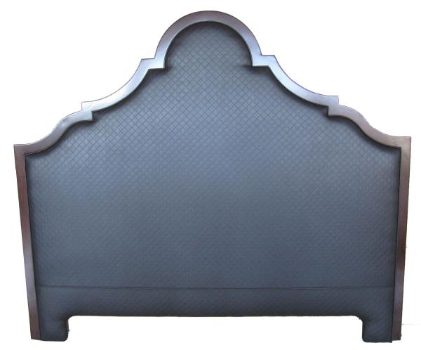 Buy cheap Solid wood frame with upholstery king/queen size wooden headbaord for 5-star hotel bedroom furniture from wholesalers
