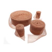 Buy cheap ODM Red Copper Wire Mesh 100mm Width 0.10mm Diameter For Cable product