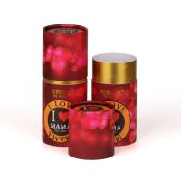 Buy cheap Red Color Print Custom Paper Cylinder Cans Gift Package Round Boxes product