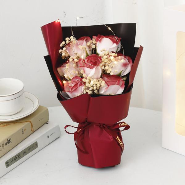 Buy cheap Valentine's Day 520 Starry Sky Dried Flowers Rose Bundle for Boyfriend and Wife Holiday Gift Romantic Companion Gift from wholesalers