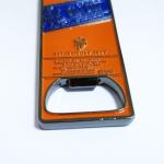 Modern Style Metal Bottle Openers 5mm Thick Diecasting Process In Dyed Black