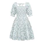 Kids Spring Summer Children'S Clothing Long Sleeve Floral Print Girls Dress
