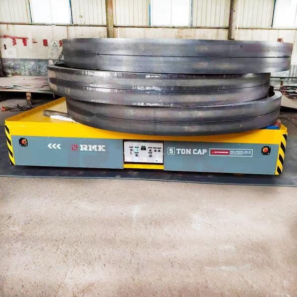 Buy cheap Steel Pipe Material Handling Trolley , 5 Tons Automatic Mold Transfer Car from wholesalers
