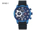 BARIHO Men's Quartz Watch Day And Month Display Wristwatch Leather Band M142