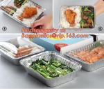Disposable Square Small Aluminium Foil Bake Pan With Clear Dome Lid,barbecue
