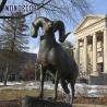 Buy cheap WONDERS 100cm Metal Goat Garden Sculpture Outdoor Home Decoration from wholesalers