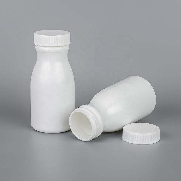 Buy cheap 120CC HDPE Medicine Container Empty Plastic Bottle Packaging Capsules Tablet With Screw Caps Food Grade Pharmaceutical Bottle from wholesalers