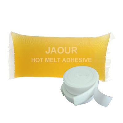 Buy cheap Solid TPR Thermoplastic Hot Melt Adhesive Light Yellow Color from wholesalers