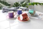 Colorful 450cc 15oz Aesthetic Personalized Ceramic Coffee Mugs