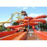 Buy cheap Safety Commercial Water Slides Water Play Fiberglass Slide ISO Certified from wholesalers