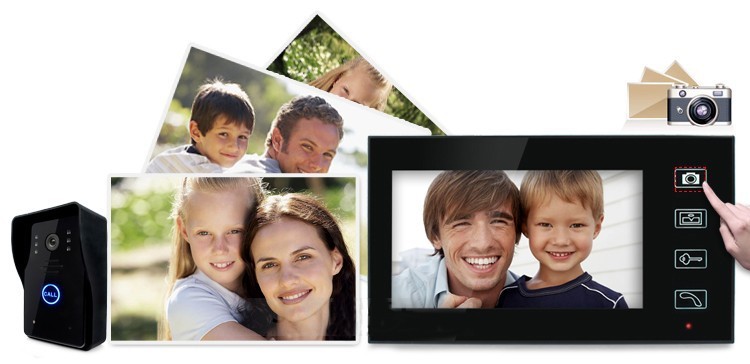 7 Inch Vila Video Door Phone Wireless Video Door Intercom Access Control System