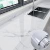 Buy cheap ECO White Marble Effect Wallpaper 10m Waterproof Oil Proof Wallpaper from wholesalers