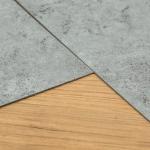 Flame Retardant Solid Luxury Vinyl Tile Flooring Stone Look Environmental